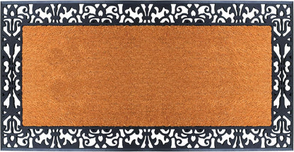 A1HC Natural Coir & Rubber Door Mat 30"x60", Thick, Durable, Heavy Duty Doormat For Outdoor & Indoor