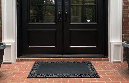 A1HC Rubber Front Door Mat 30x48, Non-Slip Welcome Doormat With Scrapping Pins For Outdoor & Indoor
