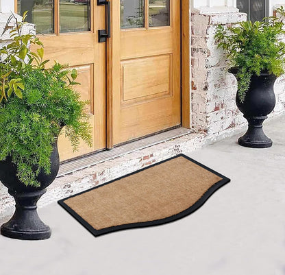A1HC Heavy Duty Non-Slip Rubber Backed 24"x39", Thin Indoor Outdoor Welcome Door Mat
