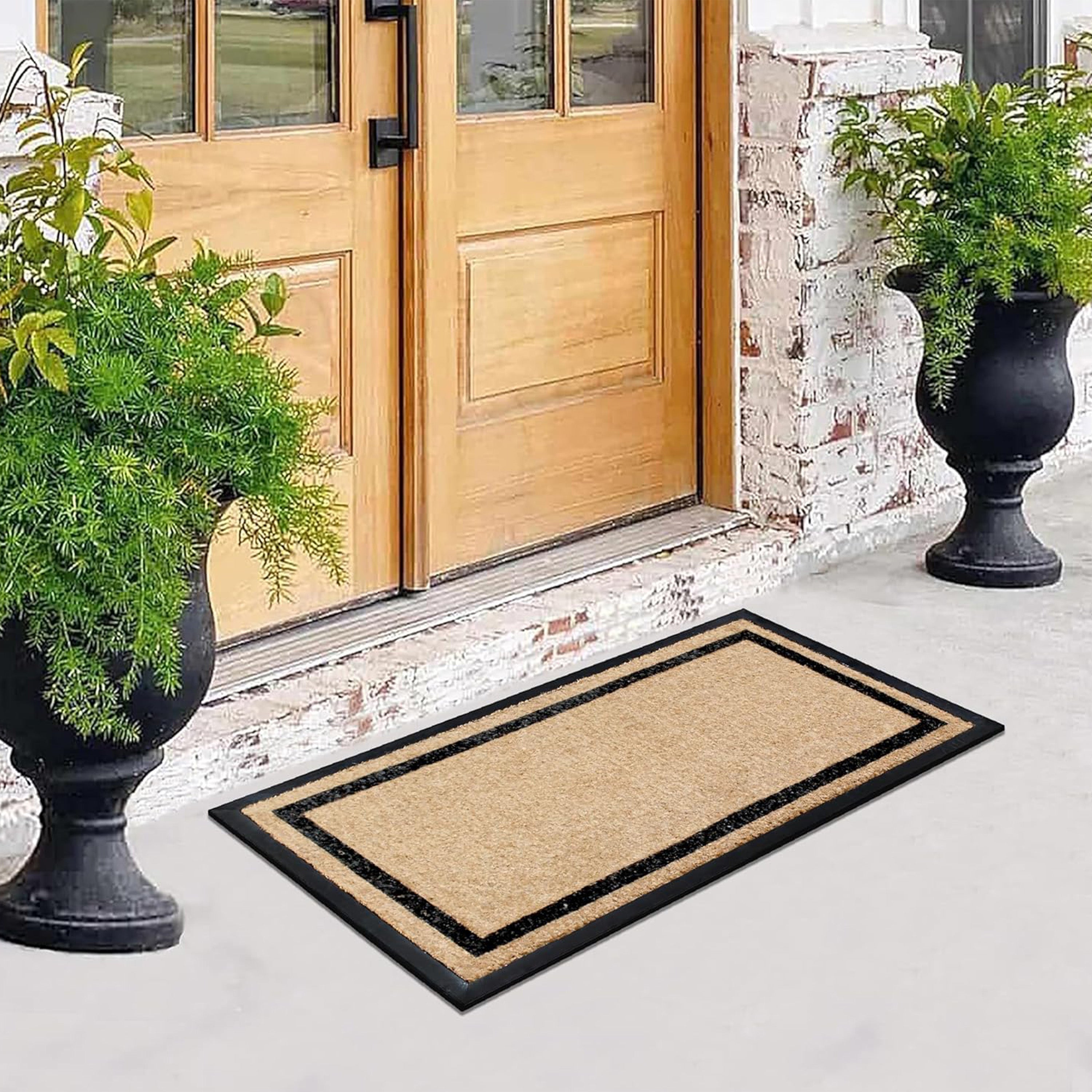 entryway mat coir surface dirt trapping