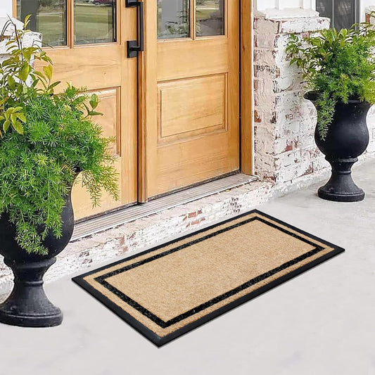 entryway mat coir surface dirt trapping