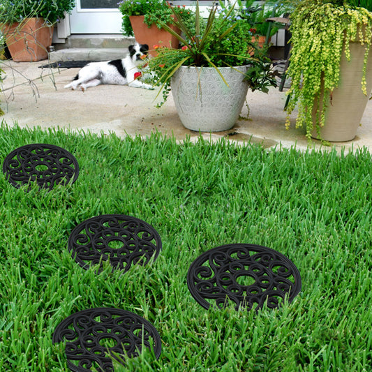 decorative stepping stones for garden pathway rubber