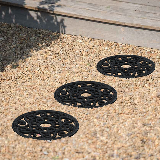 yard stepping stones outdoor rubber pathway