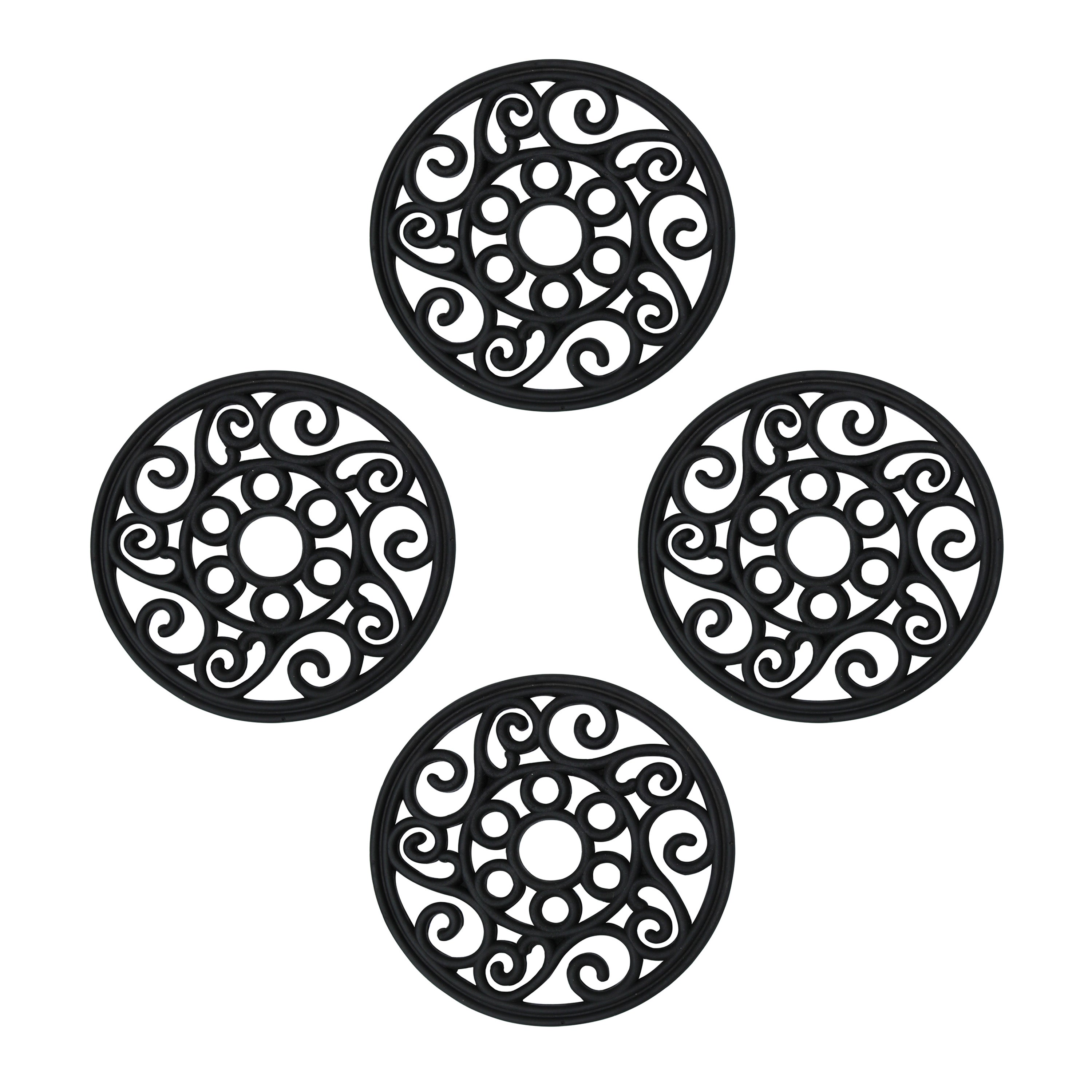 round rubber garden stepping stones outdoor set