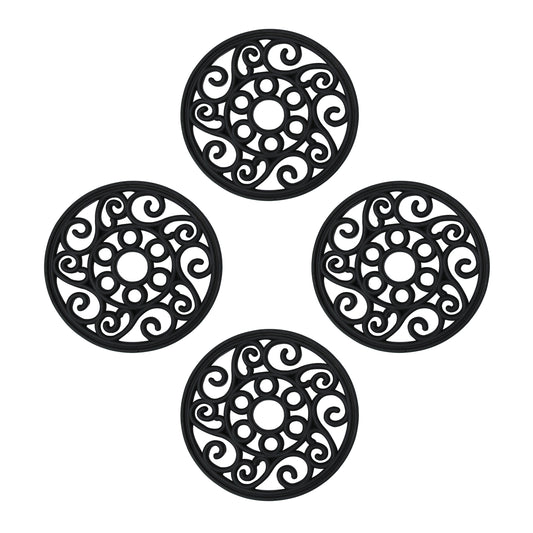 round rubber garden stepping stones outdoor set