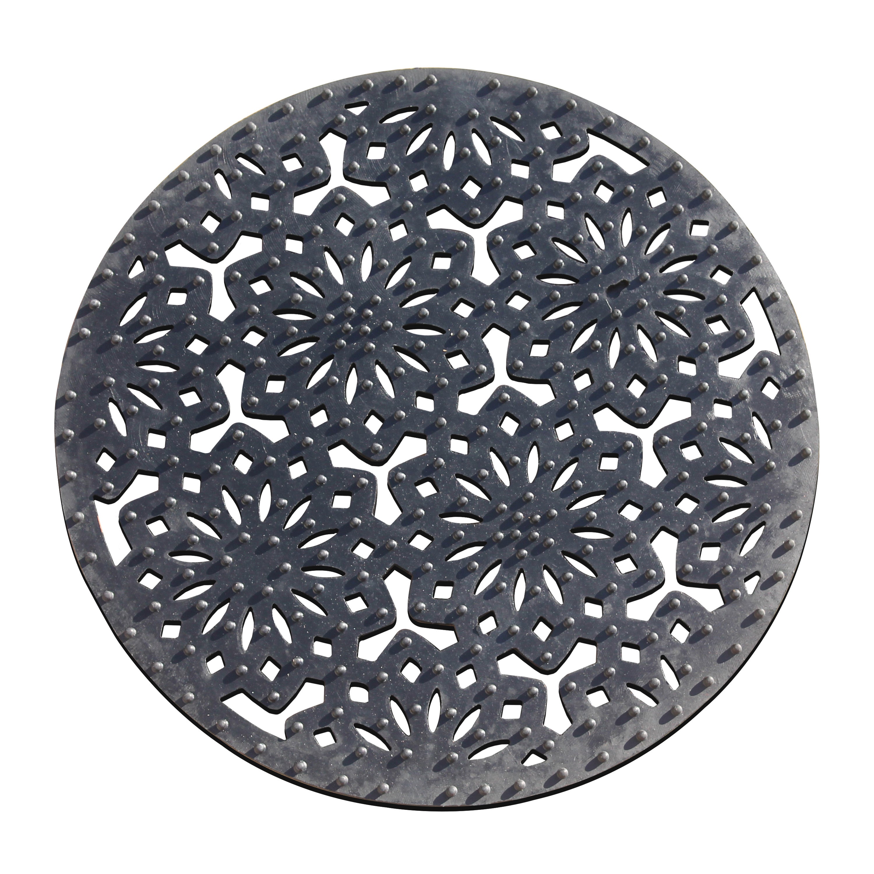 decorative stepping stones for walkway floral pattern