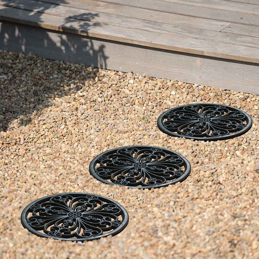 garden path stones rubber traction design landscaping