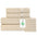 Delara Organic Cotton Luxuriously Plush Bath Towel Set, GOTS & Oeko-TEX Certified, 650 GSM Long Staple, Soft, Quick Dry & Ultra-Absorbent