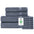 Delara Organic Cotton Luxuriously Plush Bath Towel Set, GOTS & Oeko-TEX Certified, 650 GSM Long Staple, Soft, Quick Dry & Ultra-Absorbent