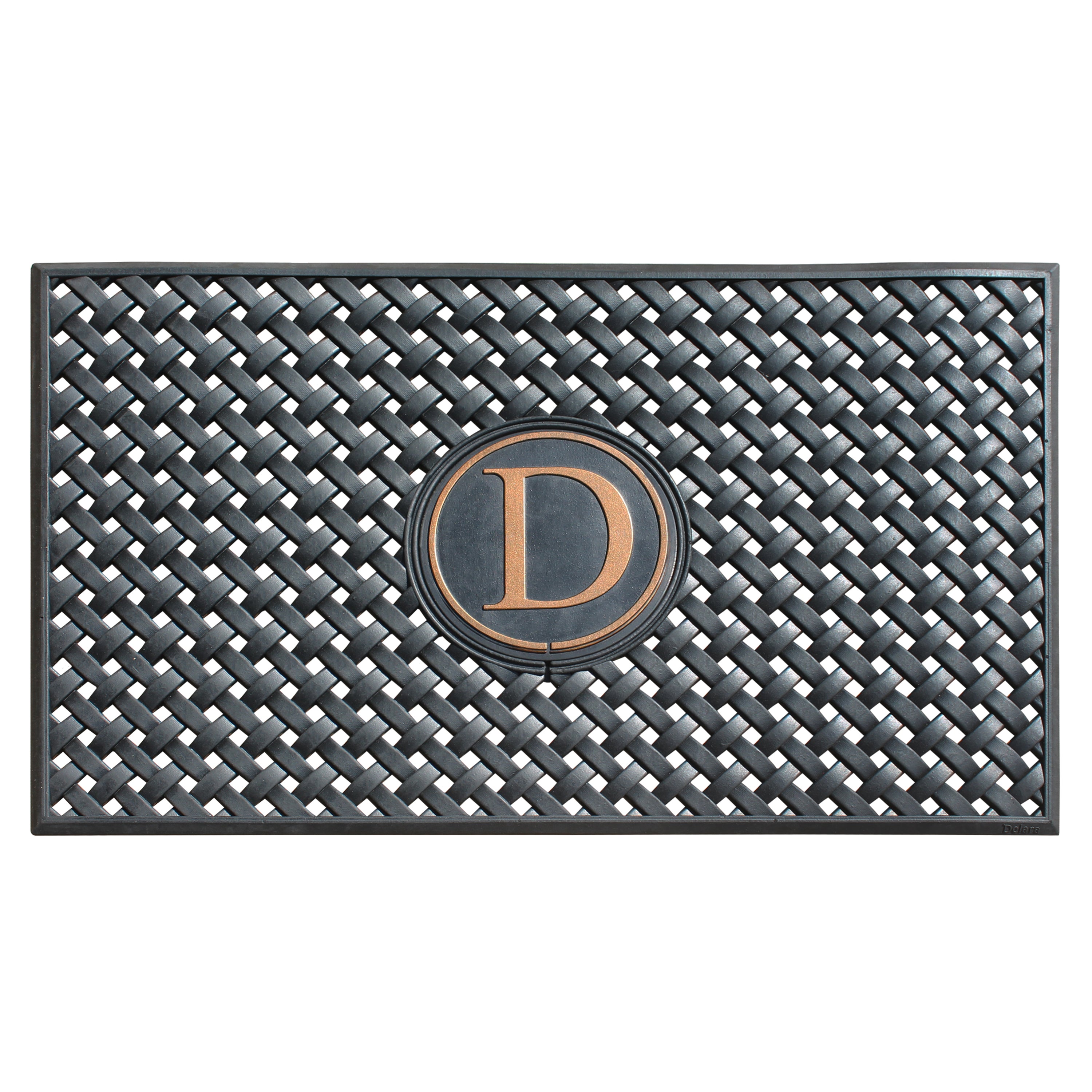 A1HC Personalized Rubber Door Mat 24" x 39" – Monogram Outdoor Entry Mat with Non-Slip Backing for Front Door, Patio & Entryway