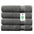 Delara 100% Organic Cotton Soft, Quick Dry & Ultra-Absorbent 30"x58", Bath Towels(Pack of 4)