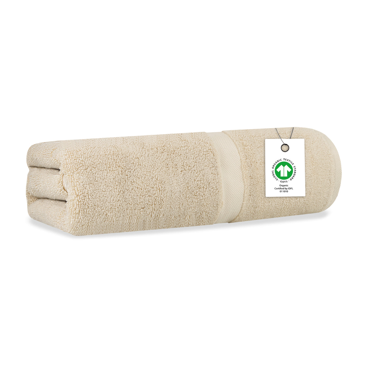 Delara Organic Cotton Luxuriously Plush Bath Sheet, GOTS & Oeko-TEX Certified, Soft, Quick Dry & Ultra-Absorbent 36"x70"