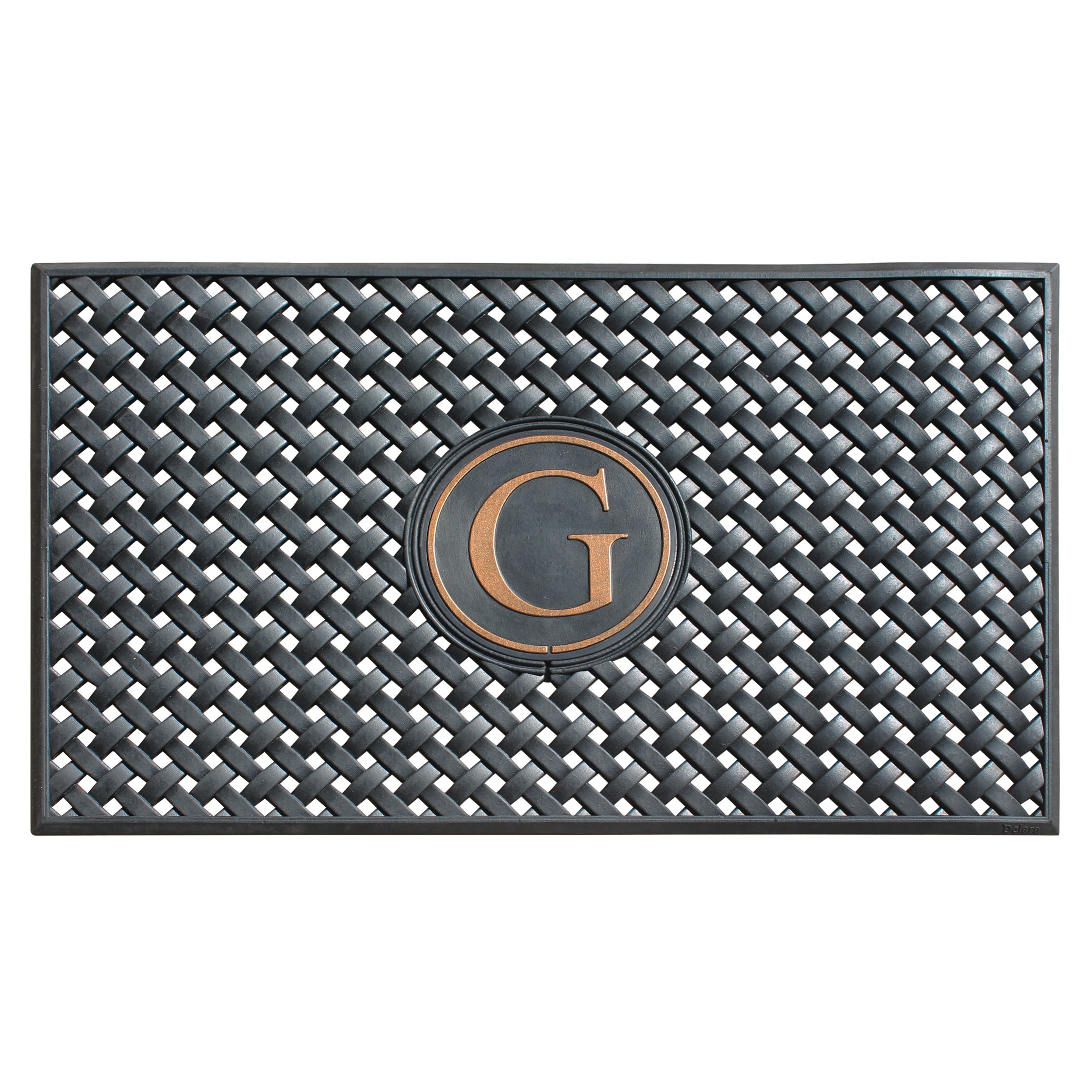 A1HC Personalized Rubber Door Mat 24" x 39" – Monogram Outdoor Entry Mat with Non-Slip Backing for Front Door, Patio & Entryway