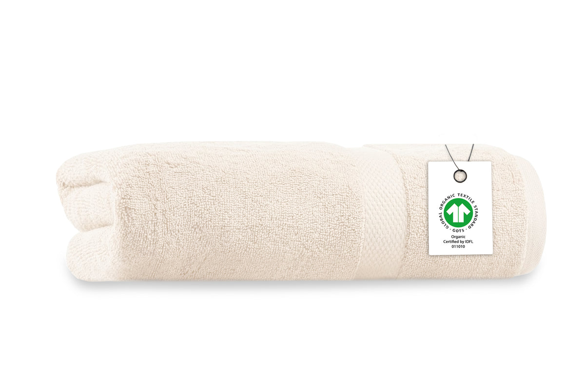 Delara Organic Cotton Luxuriously Plush Bath Sheet, GOTS & Oeko-TEX Certified, Soft, Quick Dry & Ultra-Absorbent 36"x70"