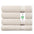 Delara 100% Organic Cotton Soft, Quick Dry & Ultra-Absorbent 30"x58", Bath Towels(Pack of 4)