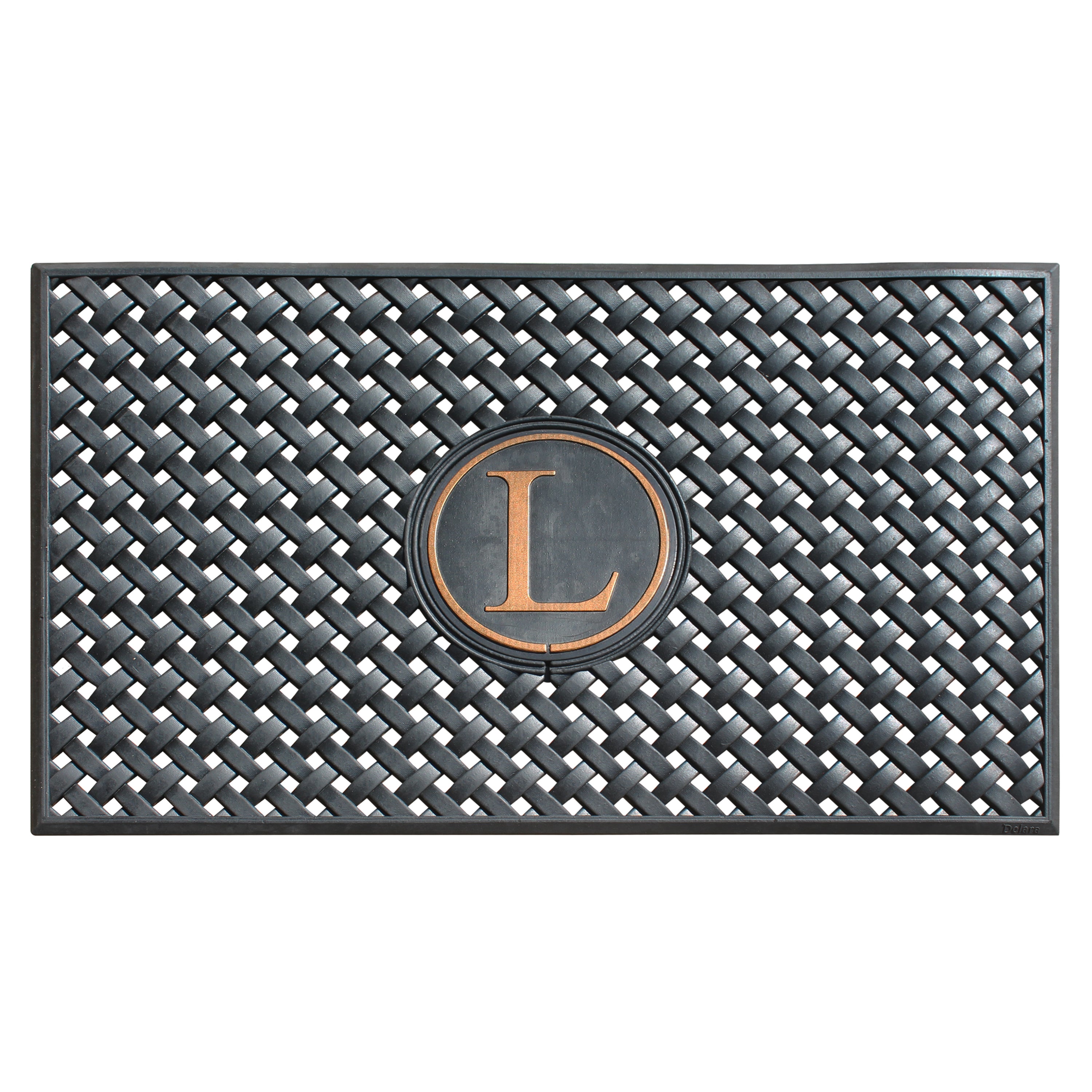A1HC Personalized Rubber Door Mat 24" x 39" – Monogram Outdoor Entry Mat with Non-Slip Backing for Front Door, Patio & Entryway