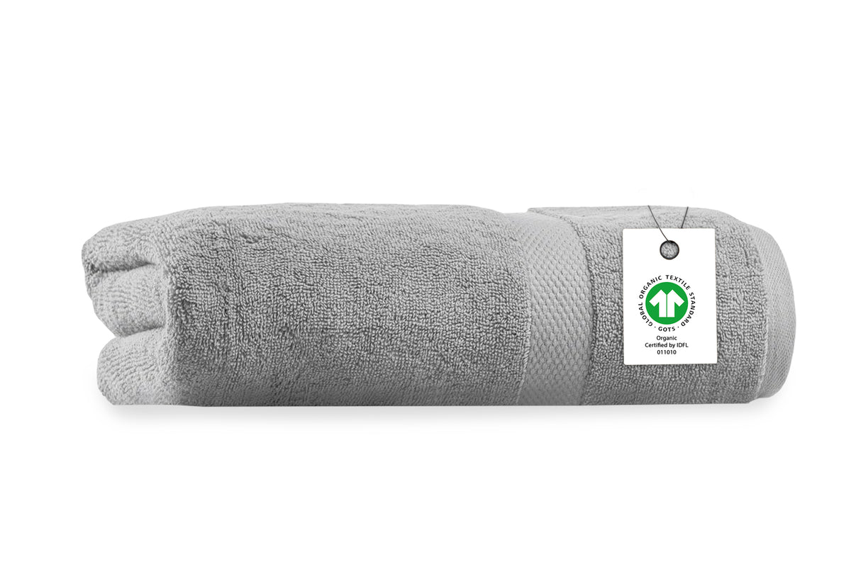 Delara Organic Cotton Luxuriously Plush Bath Sheet, GOTS & Oeko-TEX Certified, Soft, Quick Dry & Ultra-Absorbent 36"x70"