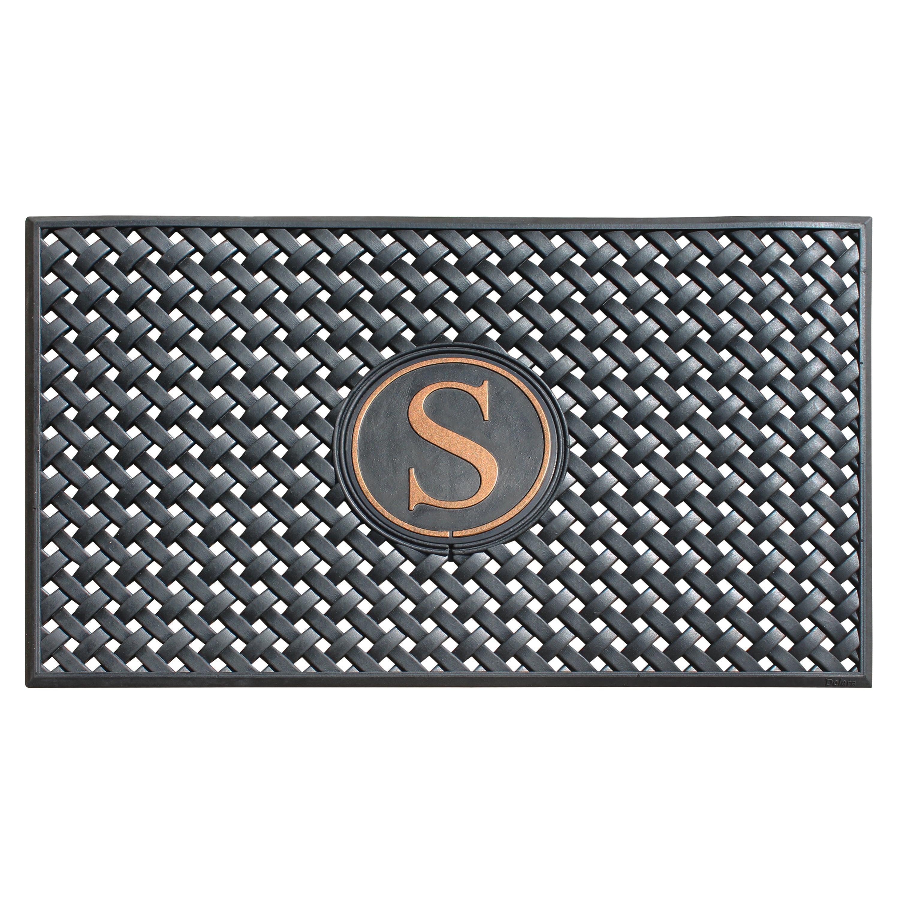 A1HC Personalized Rubber Door Mat 24" x 39" – Monogram Outdoor Entry Mat with Non-Slip Backing for Front Door, Patio & Entryway