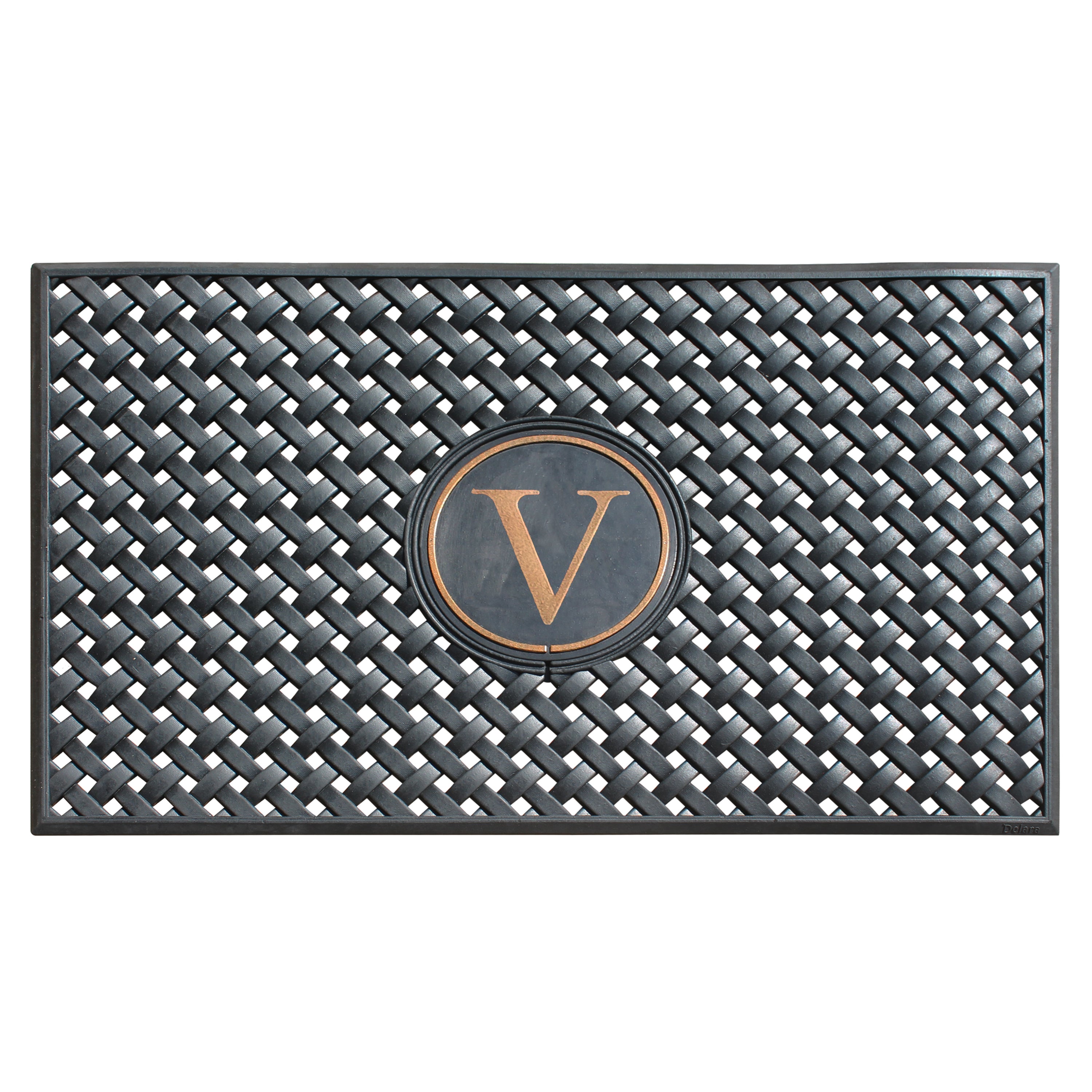A1HC Personalized Rubber Door Mat 24" x 39" – Monogram Outdoor Entry Mat with Non-Slip Backing for Front Door, Patio & Entryway