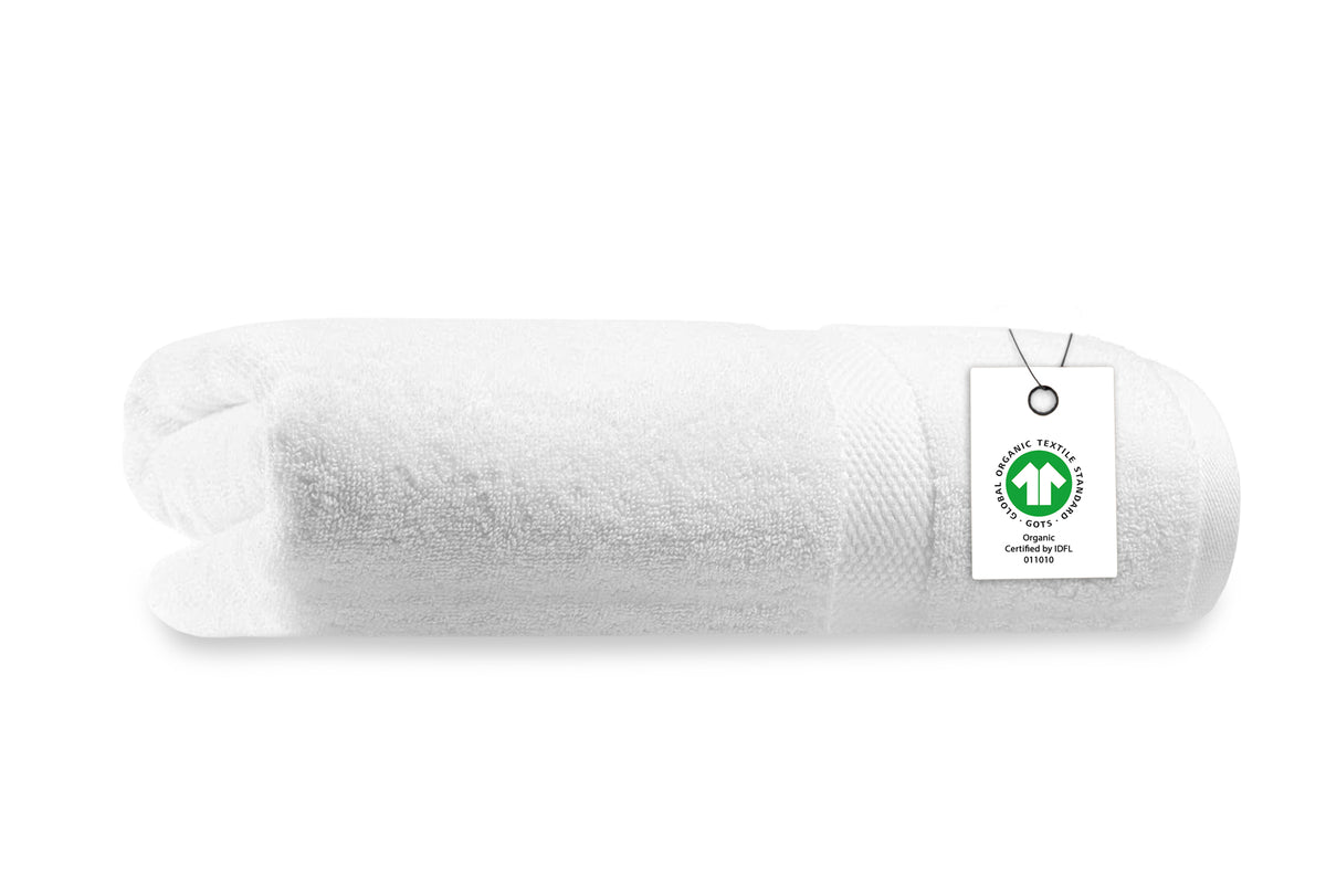 Delara Organic Cotton Luxuriously Plush Bath Sheet, GOTS & Oeko-TEX Certified, Soft, Quick Dry & Ultra-Absorbent 36"x70"