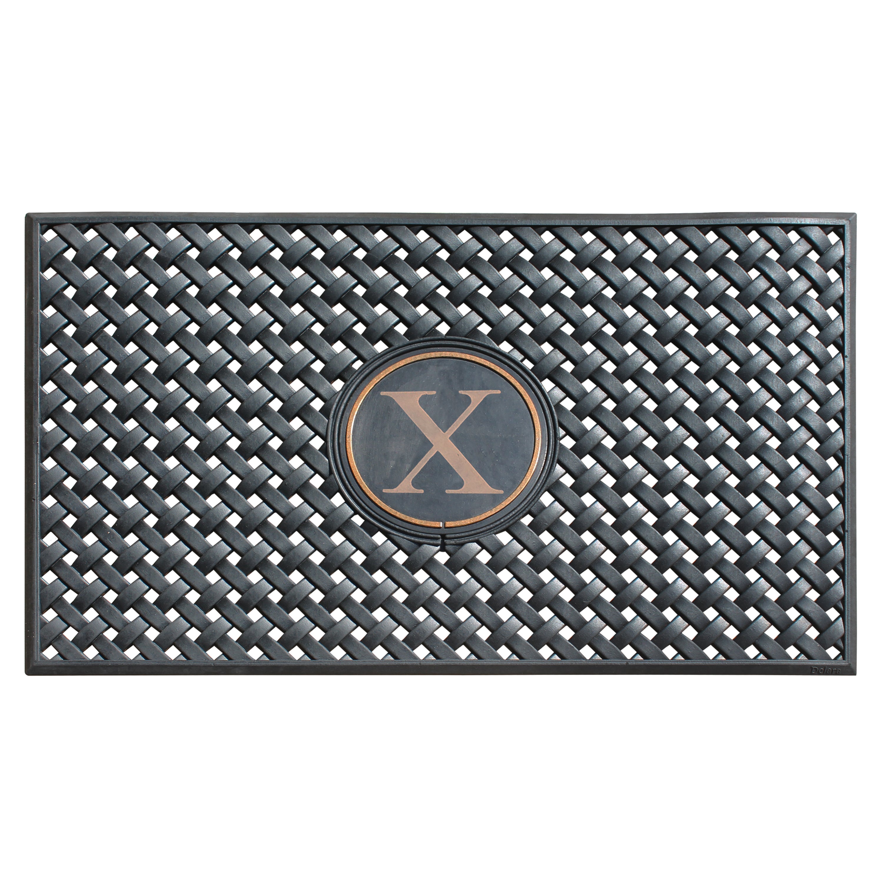 A1HC Personalized Rubber Door Mat 24" x 39" – Monogram Outdoor Entry Mat with Non-Slip Backing for Front Door, Patio & Entryway