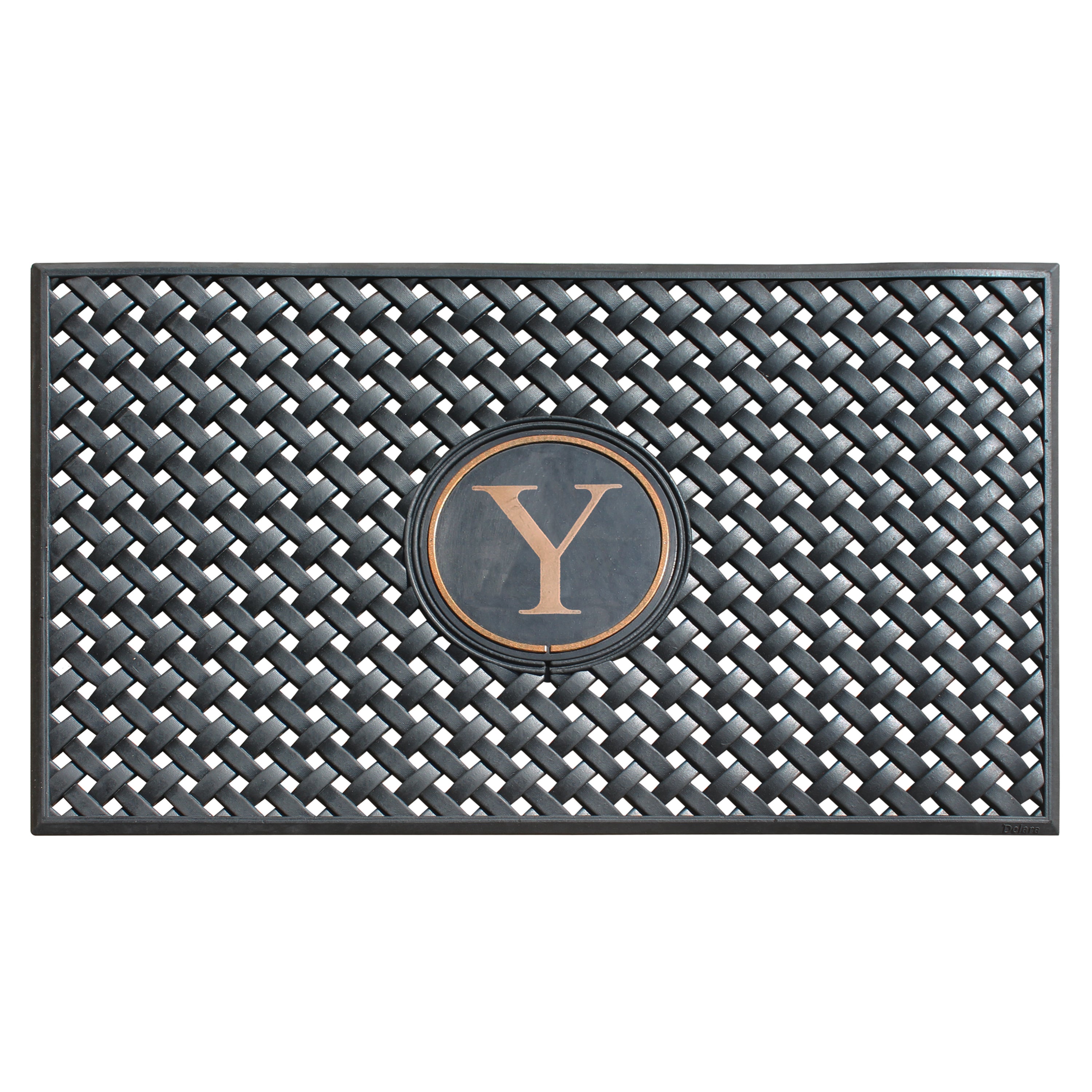 A1HC Personalized Rubber Door Mat 24" x 39" – Monogram Outdoor Entry Mat with Non-Slip Backing for Front Door, Patio & Entryway