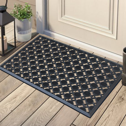 Rubber Doormat, Black
