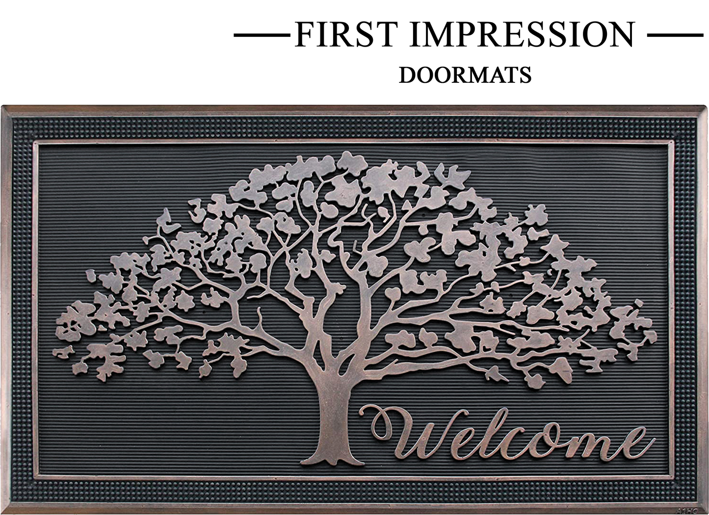 Oak Tree Design All Season Rubber Doormat