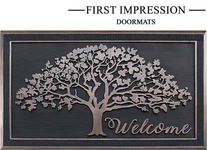 Oak Tree Design All Season Rubber Doormat