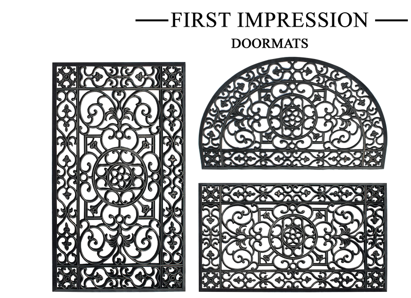 Rubber 3-Piece Doormat