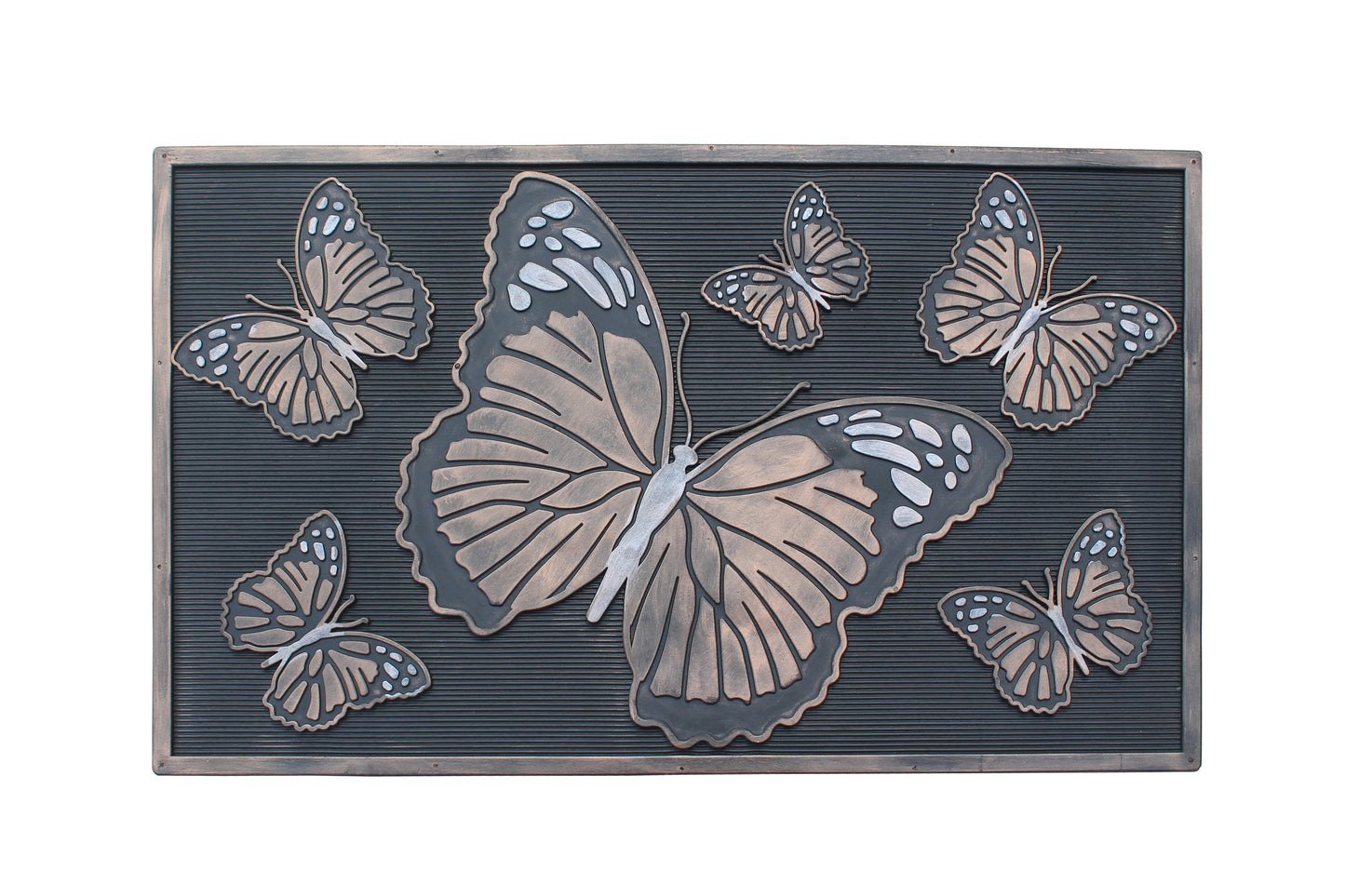 A1HC First Impression Butterfly Rubber Pin Mat, Beautifully Copper, Black - A1HCSHOP