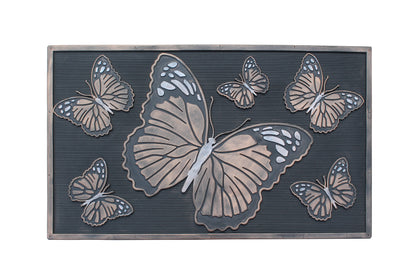 A1HC First Impression Butterfly Rubber Pin Mat, Beautifully Copper, Black - A1HCSHOP