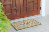 A1HC First Impression Engineered Anti-shred Bleach Coir 24-inch x 36-inch 'Home' Handcrafted Doormat - A1HCSHOP