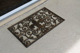 'Fleur-de-lis' Rubber Doormat