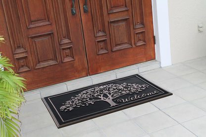 Oak Tree Design All Season Rubber Doormat