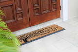 'Falling Leaves' Rubber Coir Doormat - A1HCSHOP