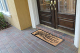 'Falling Leaves' Rubber Coir Doormat - A1HCSHOP