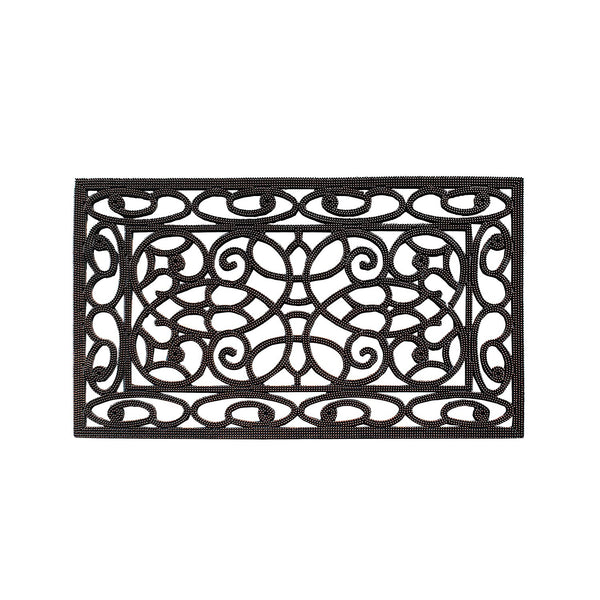 Rubber Pin Door Mat with Beautifully Hand Bronze Finish